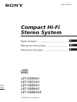 Sony LBT-XB88AVK Instruções de operação