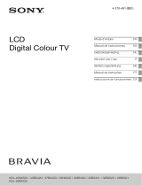 Sony BRAVIA KDL-32NX520 Manual do proprietário
