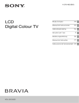 Sony BRAVIA KDL-22CX32D Manual do proprietário