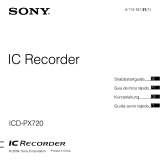 Sony ICD-PX720 Manual do proprietário
