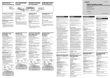 Sony CFS-B15 Manual do proprietário