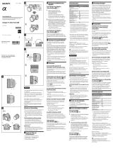 Sony SAL24F20Z Manual do proprietário