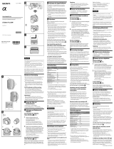 Sony SAL35F18 Manual do proprietário