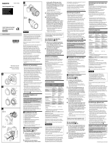 Sony SEL14TC Manual do proprietário
