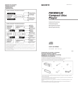 Sony CDX-C610RDS Guia de instalação