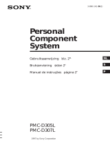 Sony PMC-D307L Manual do proprietário