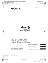 Sony BDV-E870 Instruções de operação