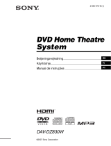 Sony DAV-DZ830W Instruções de operação