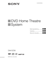 Sony DAV-DZ30 Manual do proprietário