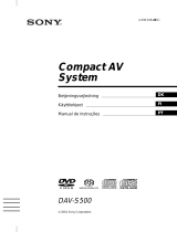 Sony DAV-S500 Instruções de operação