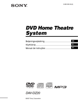 Sony DAV-DZ20 Instruções de operação