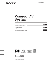 Sony DAV-S880 Instruções de operação