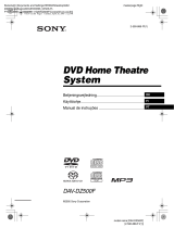 Sony DAV-DZ500F Instruções de operação
