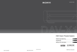 Sony DAV-X1 Instruções de operação