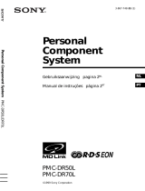 Sony pmc dr 50 Manual do proprietário