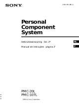 Sony PMC-107L Manual do proprietário