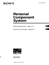 Sony ZS-D55 Instruções de operação