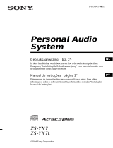 Sony zs y n7l Manual do proprietário