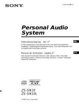 Sony ZS-SN10 Manual do proprietário