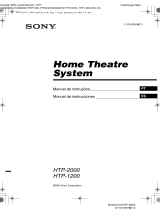 Sony HTP-1200 Instruções de operação