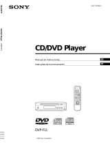 Sony DVP-F11 Manual do usuário