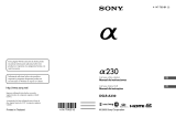 Sony DSLR-A230Y Instruções de operação