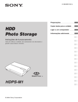 Sony HDPS-M1 Instruções de operação