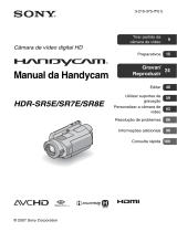 Sony HDR-SR8E Instruções de operação