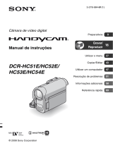 Sony DCR-HC53E Instruções de operação