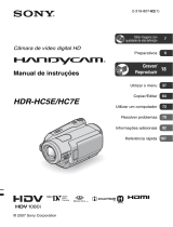 Sony HDR-HC5E Instruções de operação