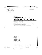 Sony MHC-DX3 Instruções de operação