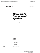 Sony CMT-NE5 Instruções de operação