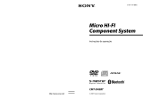 Sony CMT-DH5BT Instruções de operação