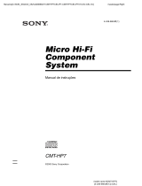 Sony CMT-HP7 Instruções de operação