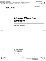 Sony HT-SF800M Instruções de operação