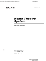 Sony HT-DDW780 Instruções de operação