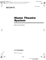 Sony HT-DDW860 Instruções de operação