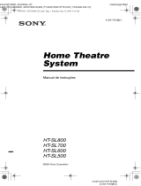 Sony HT-SL800 Instruções de operação