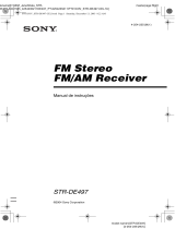 Sony STR-DE497 Instruções de operação