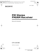 Sony STR-DE598 Instruções de operação