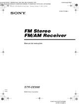 Sony STR-DE698 Instruções de operação
