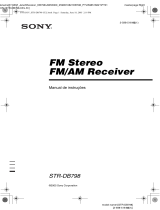 Sony STR-DB798 Instruções de operação