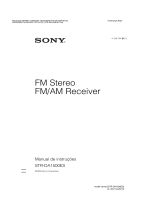 Sony STR-DA1500ES Instruções de operação