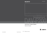 Sony DAV-F200 Instruções de operação