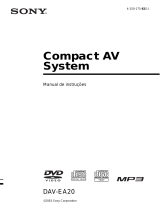 Sony DAV-EA20 Instruções de operação