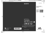 Sony MZ-RH710 Instruções de operação