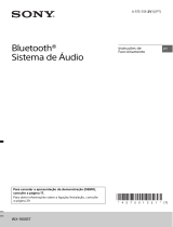 Sony WX-900BT Instruções de operação
