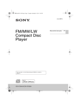Sony CDX-GT560UI Instruções de operação