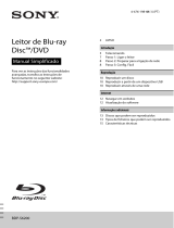 Sony BDP-S6200 Manual do usuário
