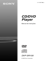Sony DVP-SR100 Instruções de operação